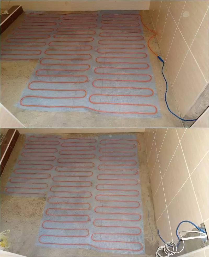 Нагрівальні мати для теплої підлоги: монтаж під плитку і підключення 8