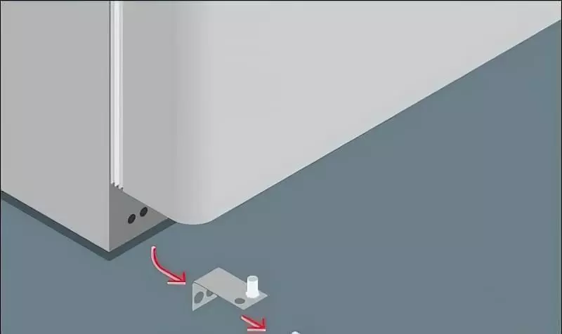 Як переставити двері холодильника 3