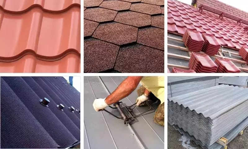 Види покрівельних матеріалів для різних типів дахів 1