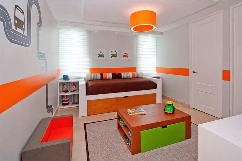 Інтер'єр дитячої кімнати для хлопчика - барвисті і яскраві ідеї 17