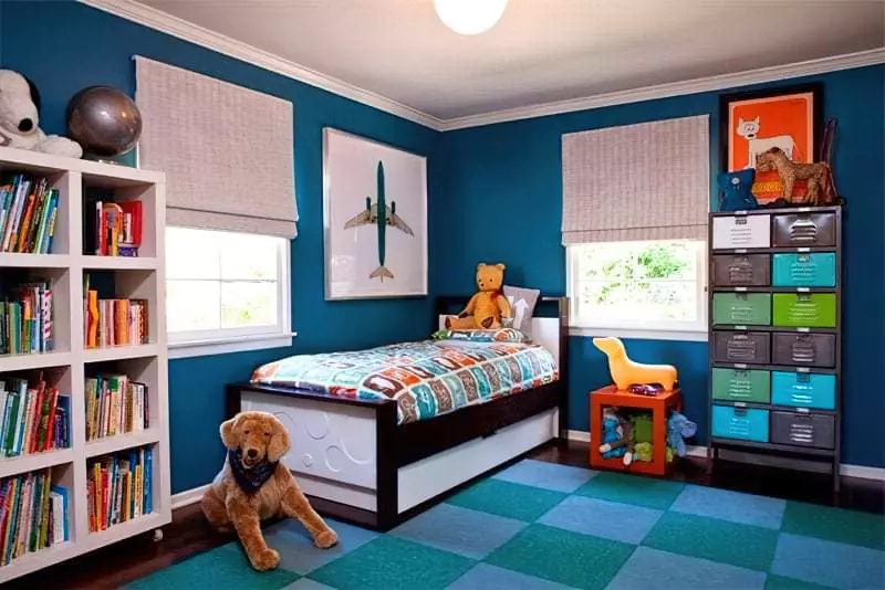 Інтер'єр дитячої кімнати для хлопчика - барвисті і яскраві ідеї 19