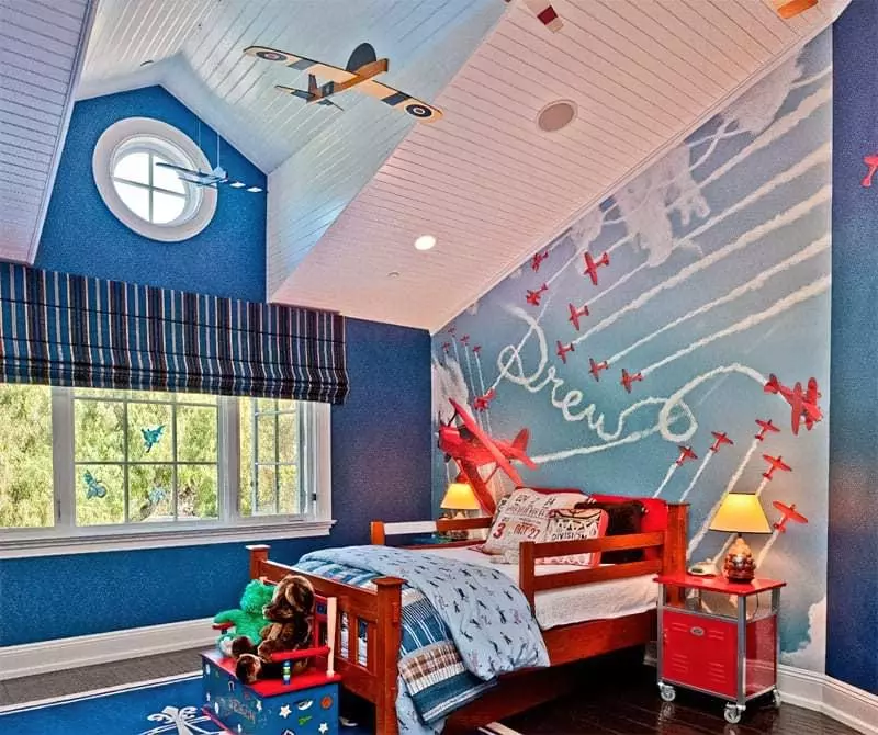 Інтер'єр дитячої кімнати для хлопчика - барвисті і яскраві ідеї 28