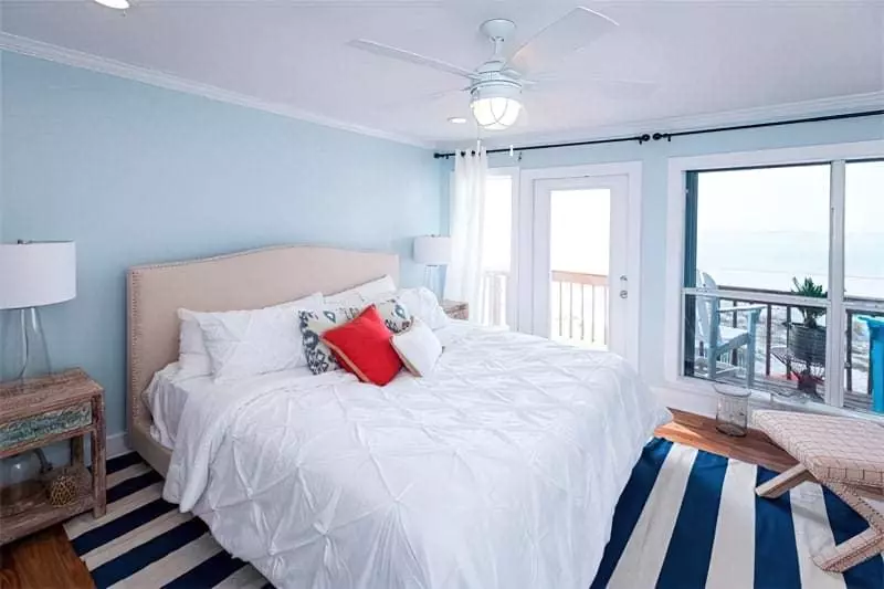 Синій колір в інтер'єрі спальні - відтінки захоплюючі дух 3