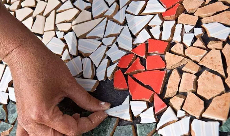 Мозаїка з битої плитки: як зробити своїми руками 5