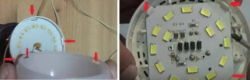 Як відремонтувати світлодіодну лампочку на 220 В 1