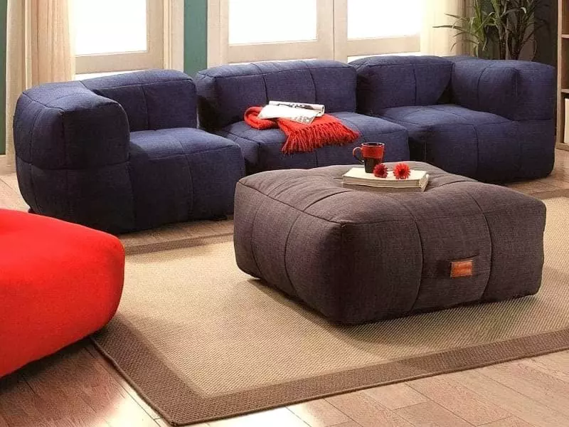 Безкаркасні дивани: особливості, плюси, мінуси, приклади 4