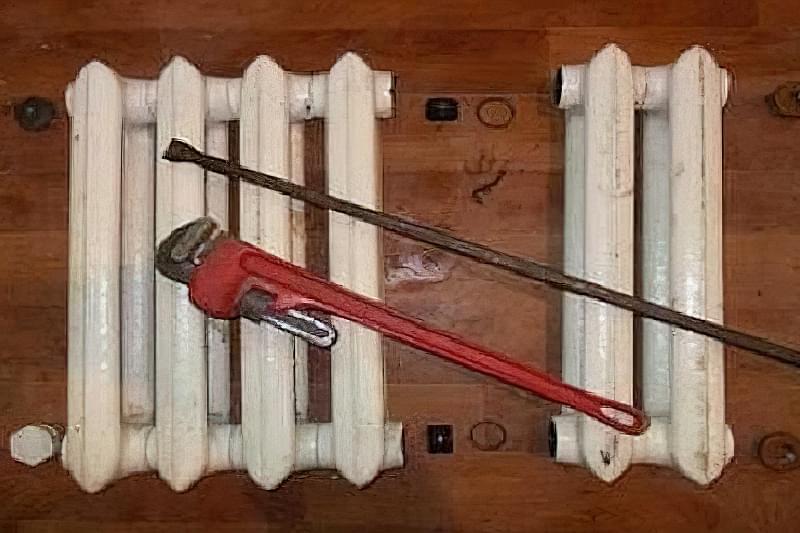 Як розібрати стару чавунну батарею 78