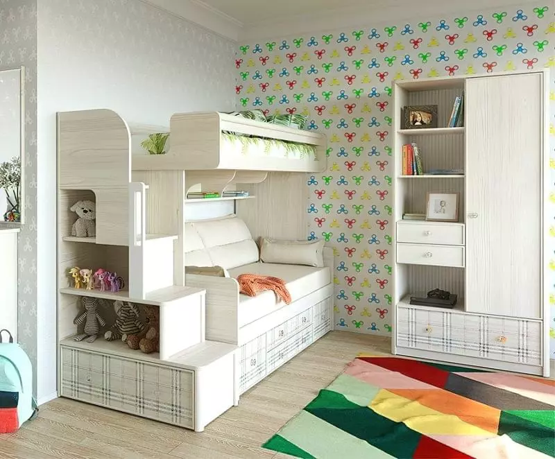Оригінальні приклади використання модульних меблів в дитячій кімнаті 1