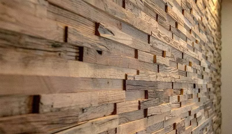 Варіанти обробки стін деревиною 9